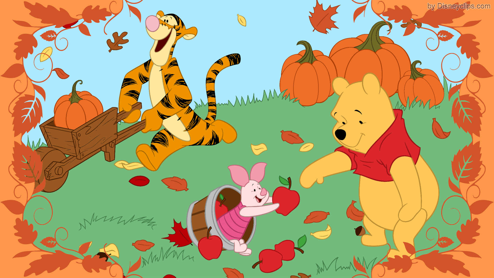 Celebrate The Adventures Of Winnie The Pooh Background