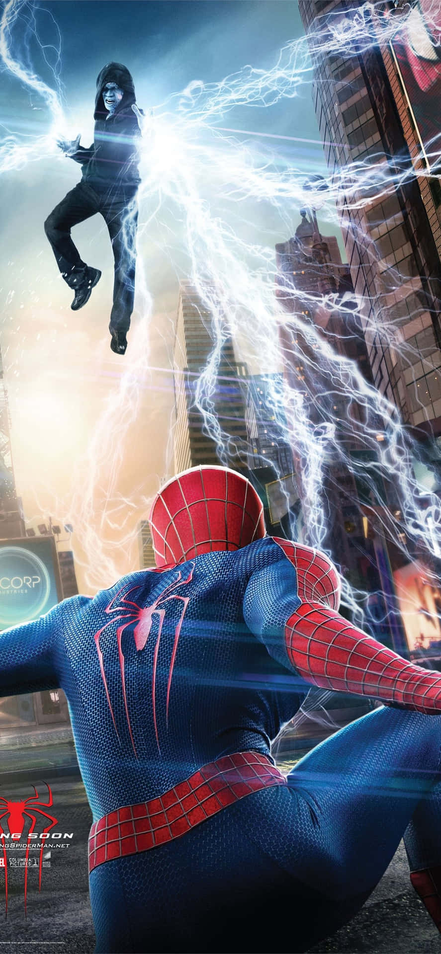 Celebrate The Amazing Spiderman With Your Phone! Background