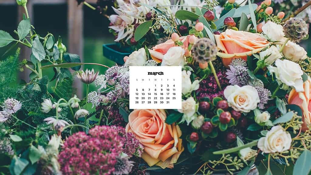 Celebrate The Arrival Of Spring With This Vibrant, Colorful March Desktop Wallpaper Background