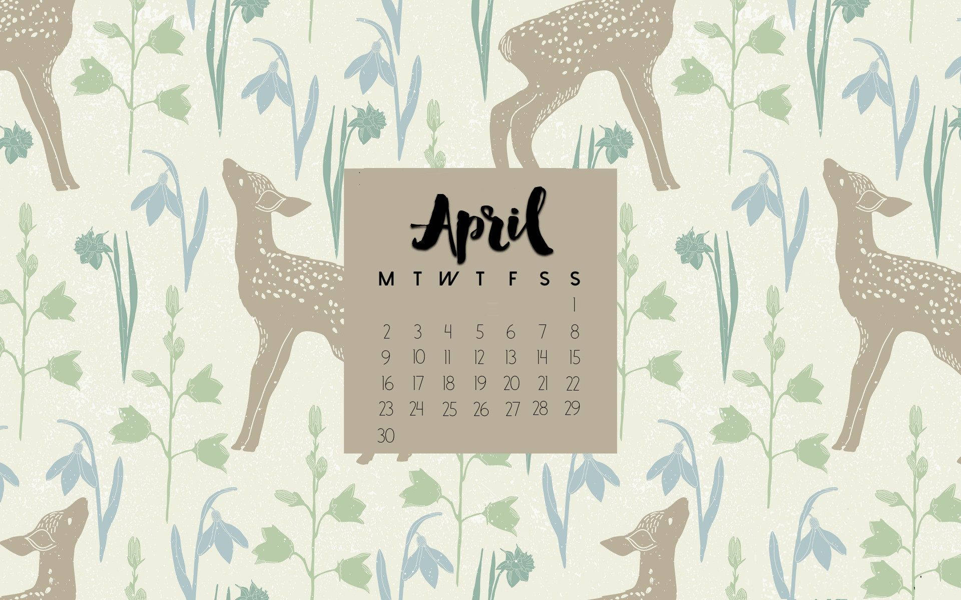 Celebrate The Beauty Of April Background