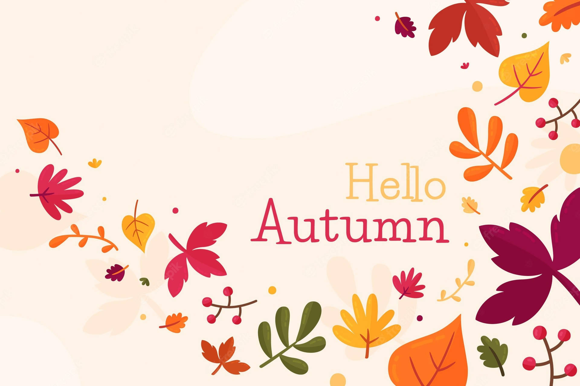 Celebrate The Beauty Of Nature During October Background