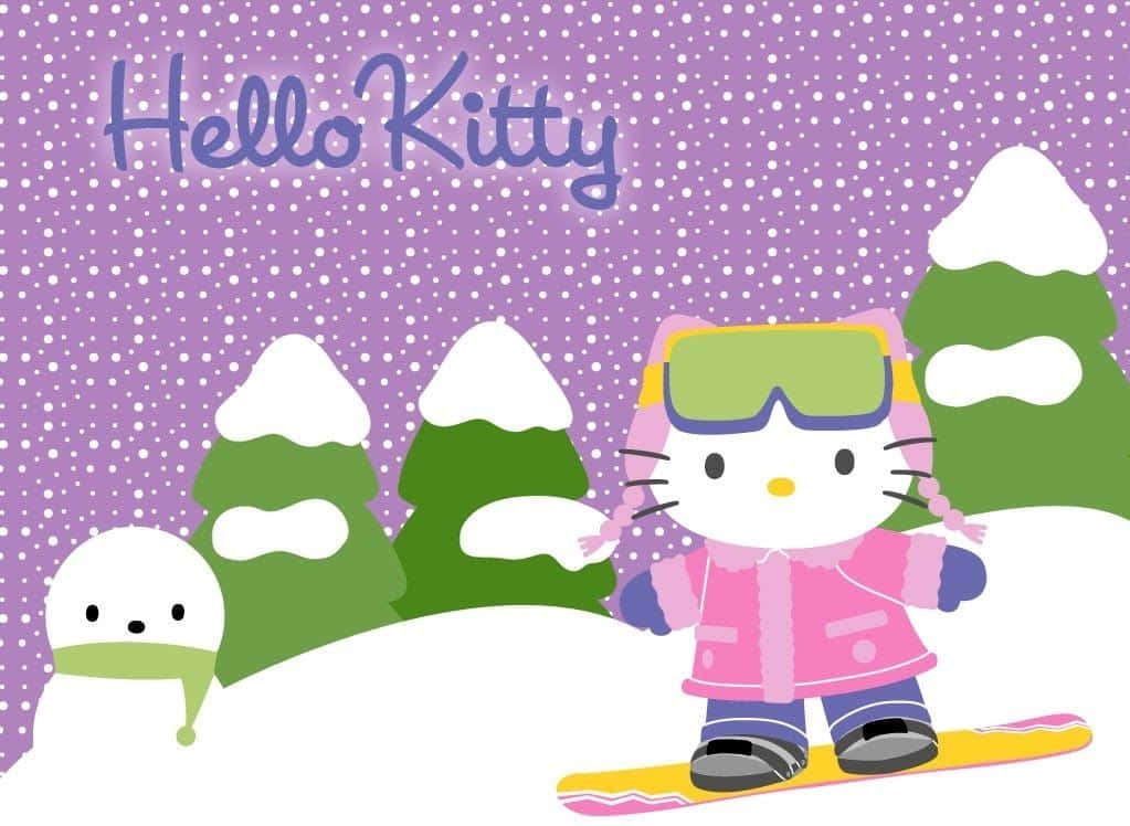 Celebrate The Best Of Christmas With Hello Kitty! Background