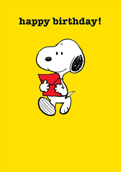 Celebrate The Birthday Of Charlie Brown With Love Background