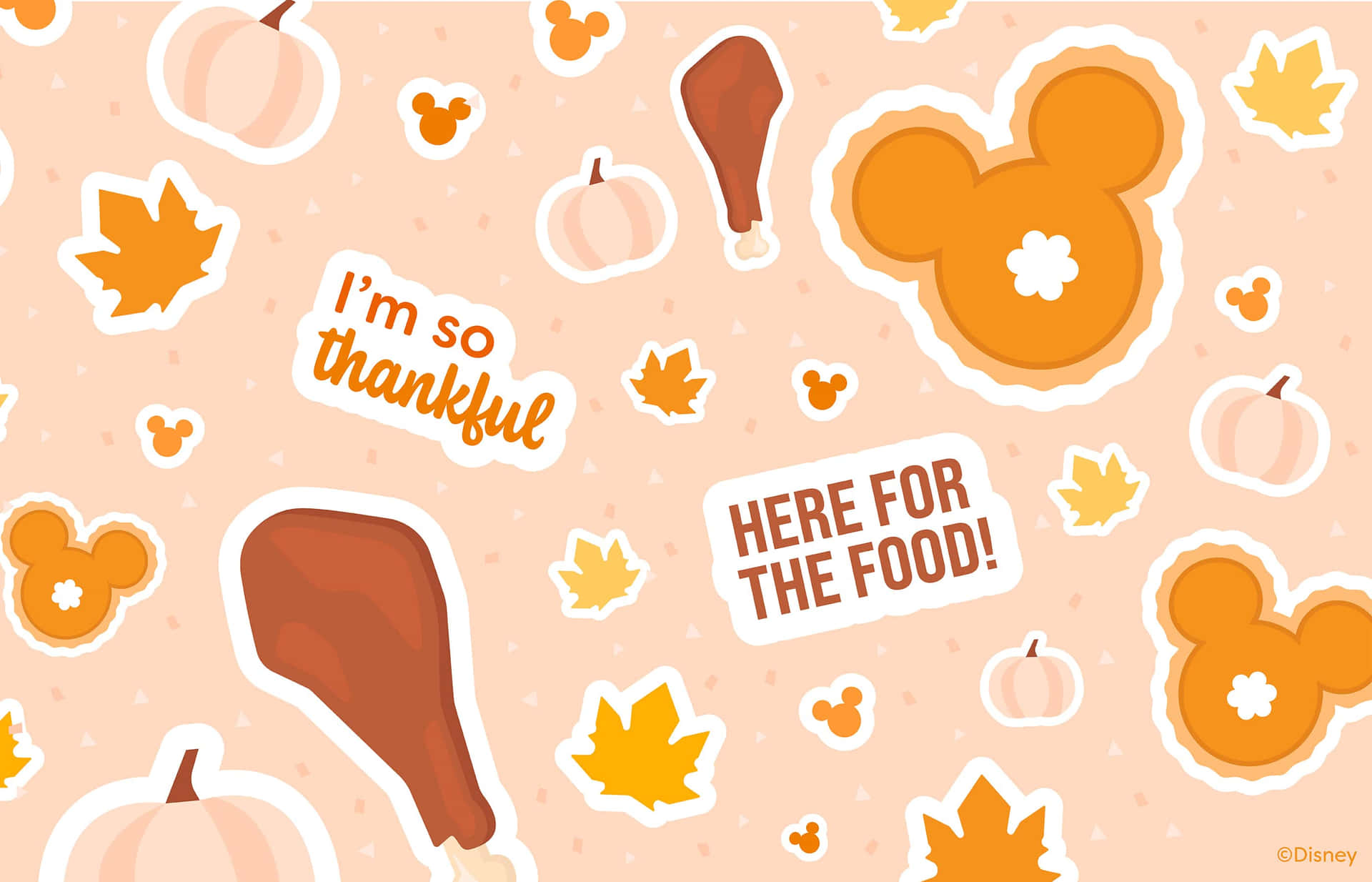 Celebrate The Bounty Of The Season: Happy Thanksgiving Desktop Background