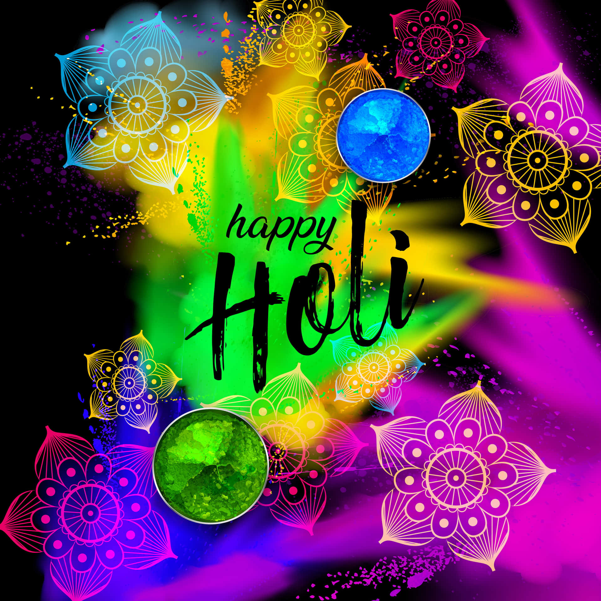 Celebrate The Colors Of Holi! Background
