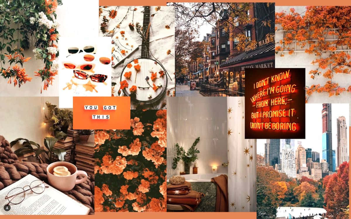 Celebrate The Fall Season With This Desktop Collage Background