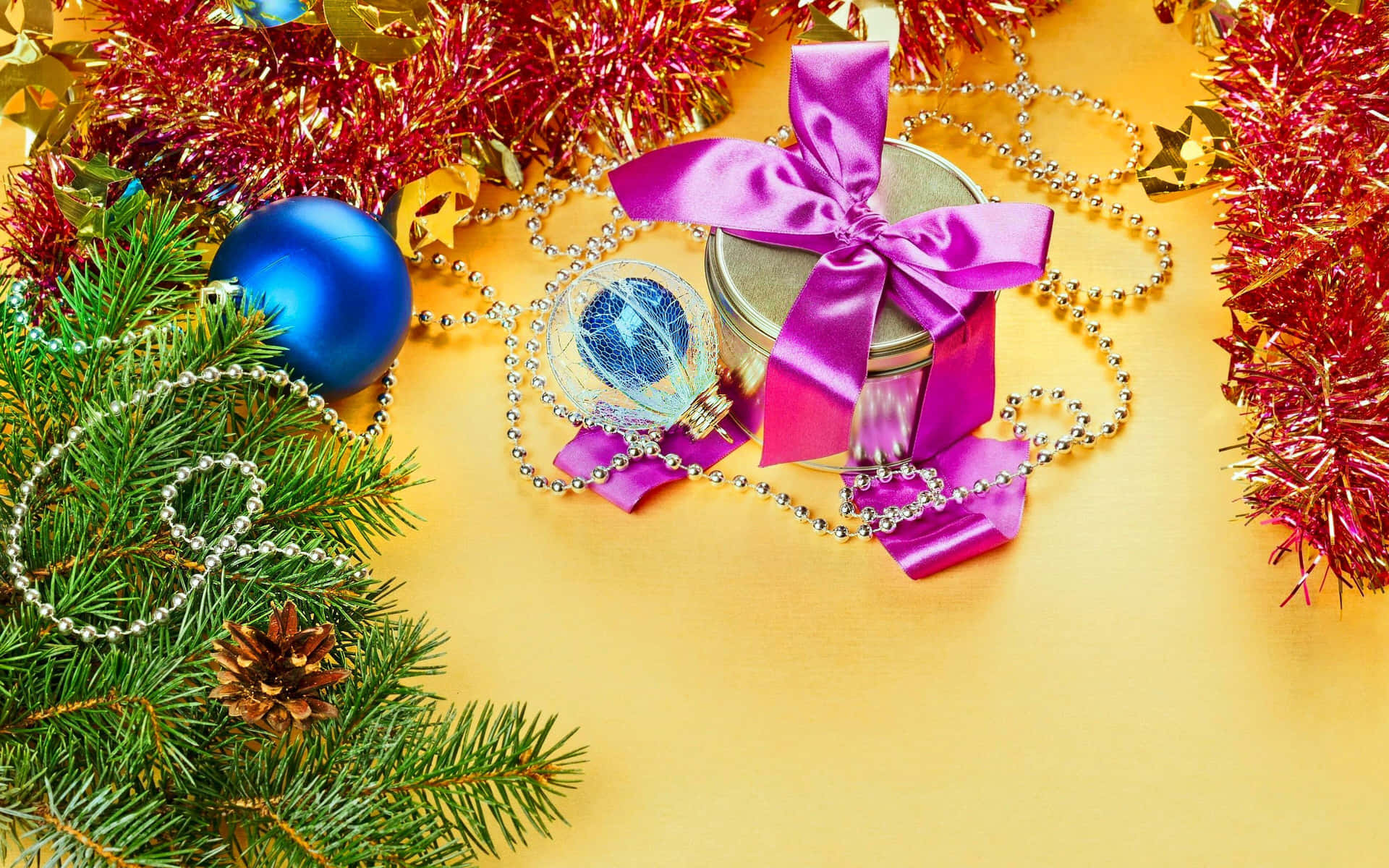 Celebrate The Holidays In Pastel Colors Background