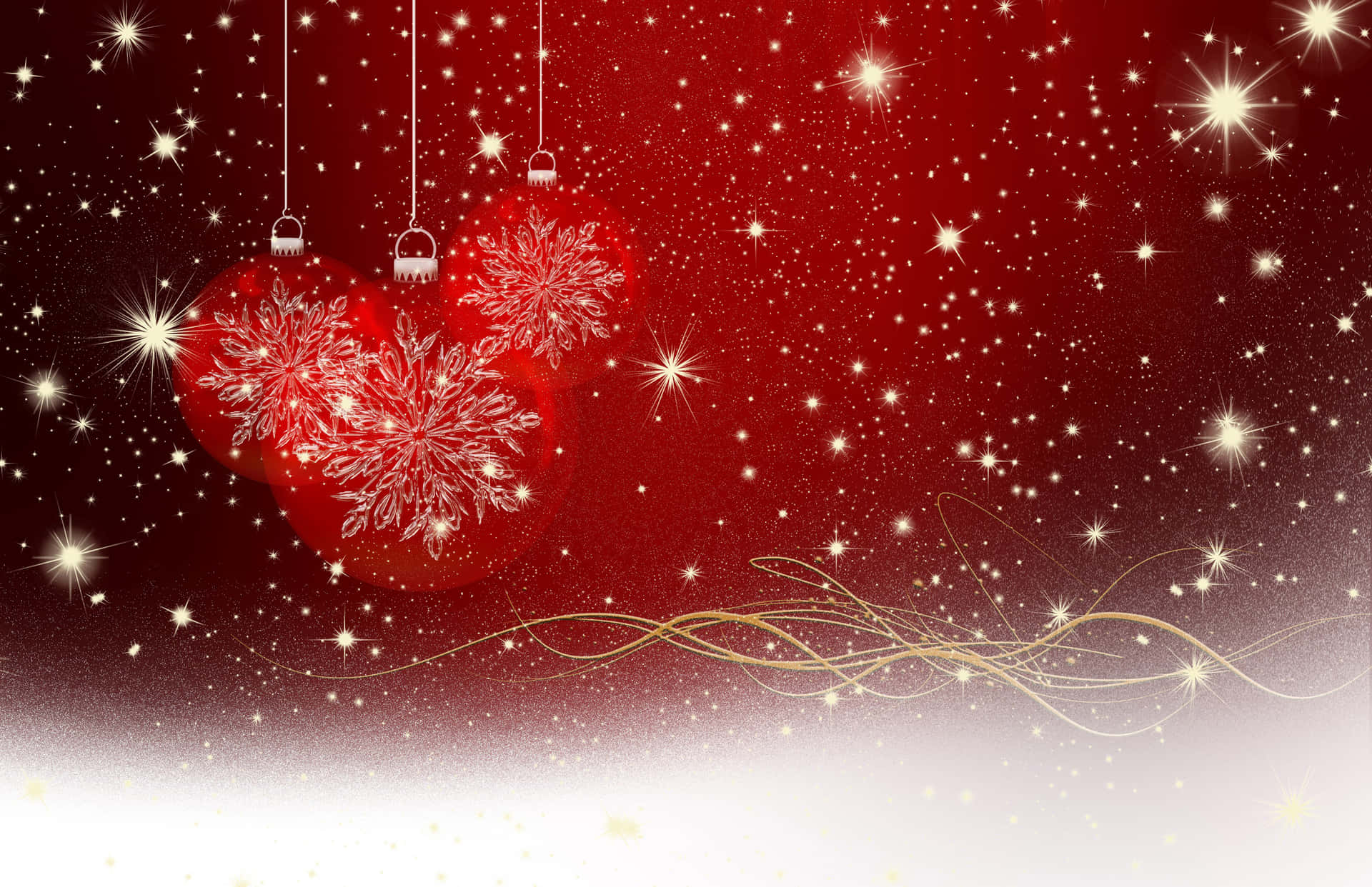 Celebrate The Holidays In Red Aesthetic Background