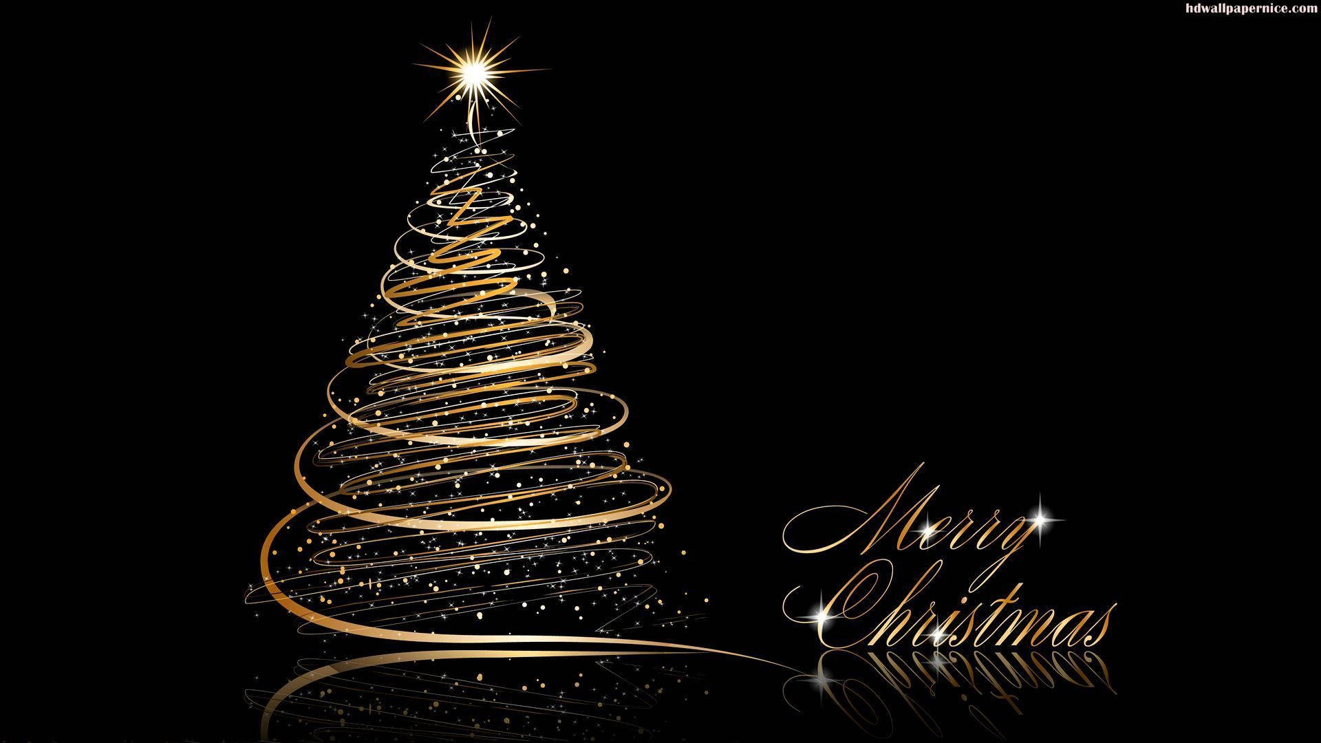 Celebrate The Holidays With A Black Christmas Background