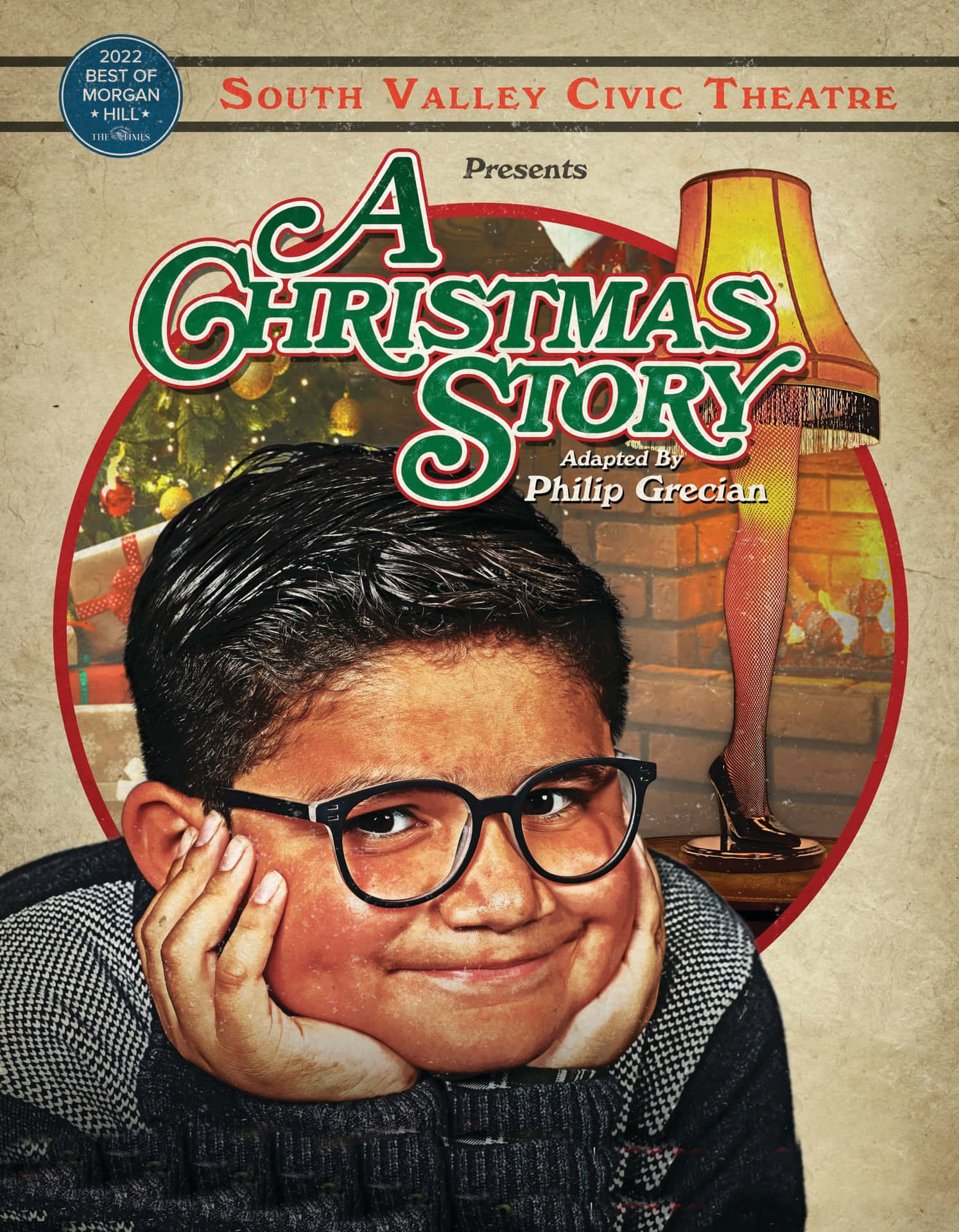 Celebrate The Holidays With A Christmas Story Background