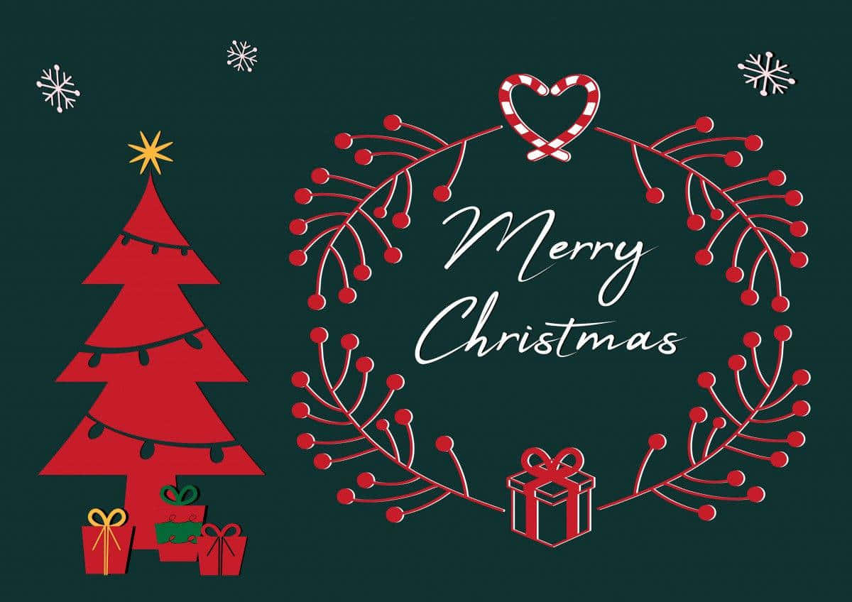 “celebrate The Holidays With A Happy Holidays Desktop Wallpaper” Background