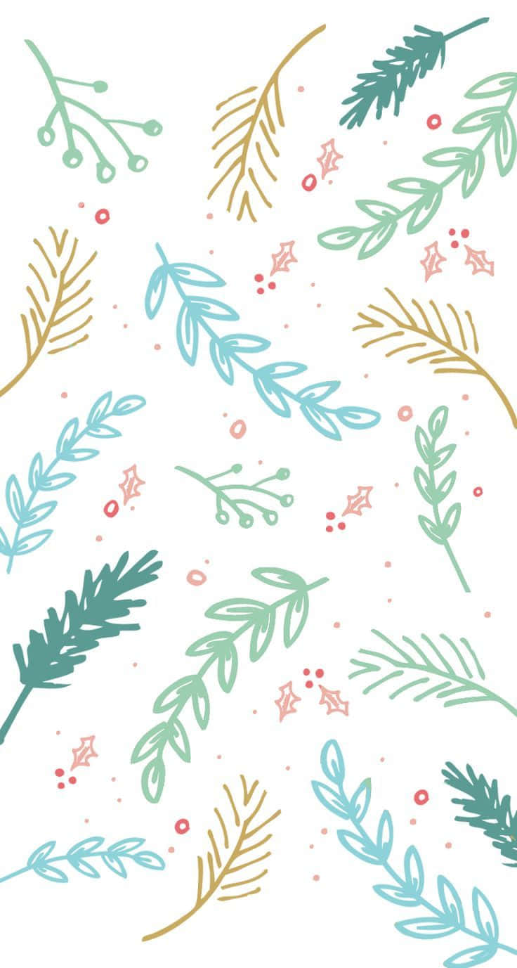 Celebrate The Holidays With A Pastel Christmas Background