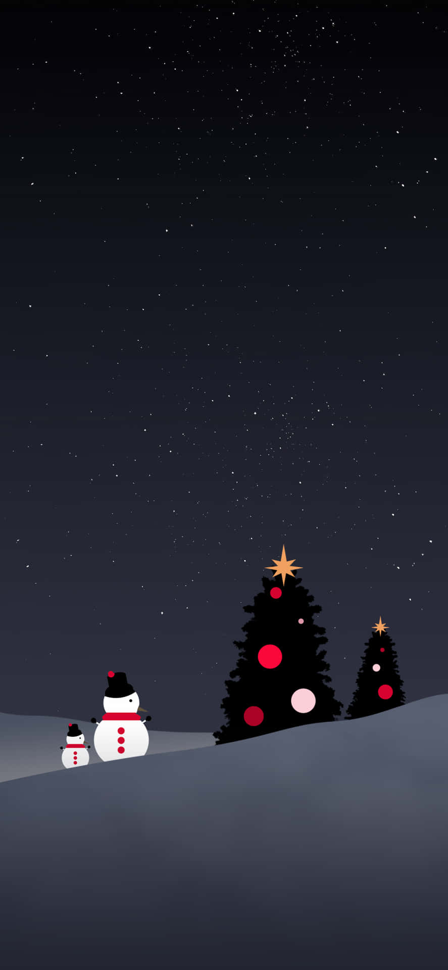 Celebrate The Holidays With A Red Christmas-themed Iphone! Background