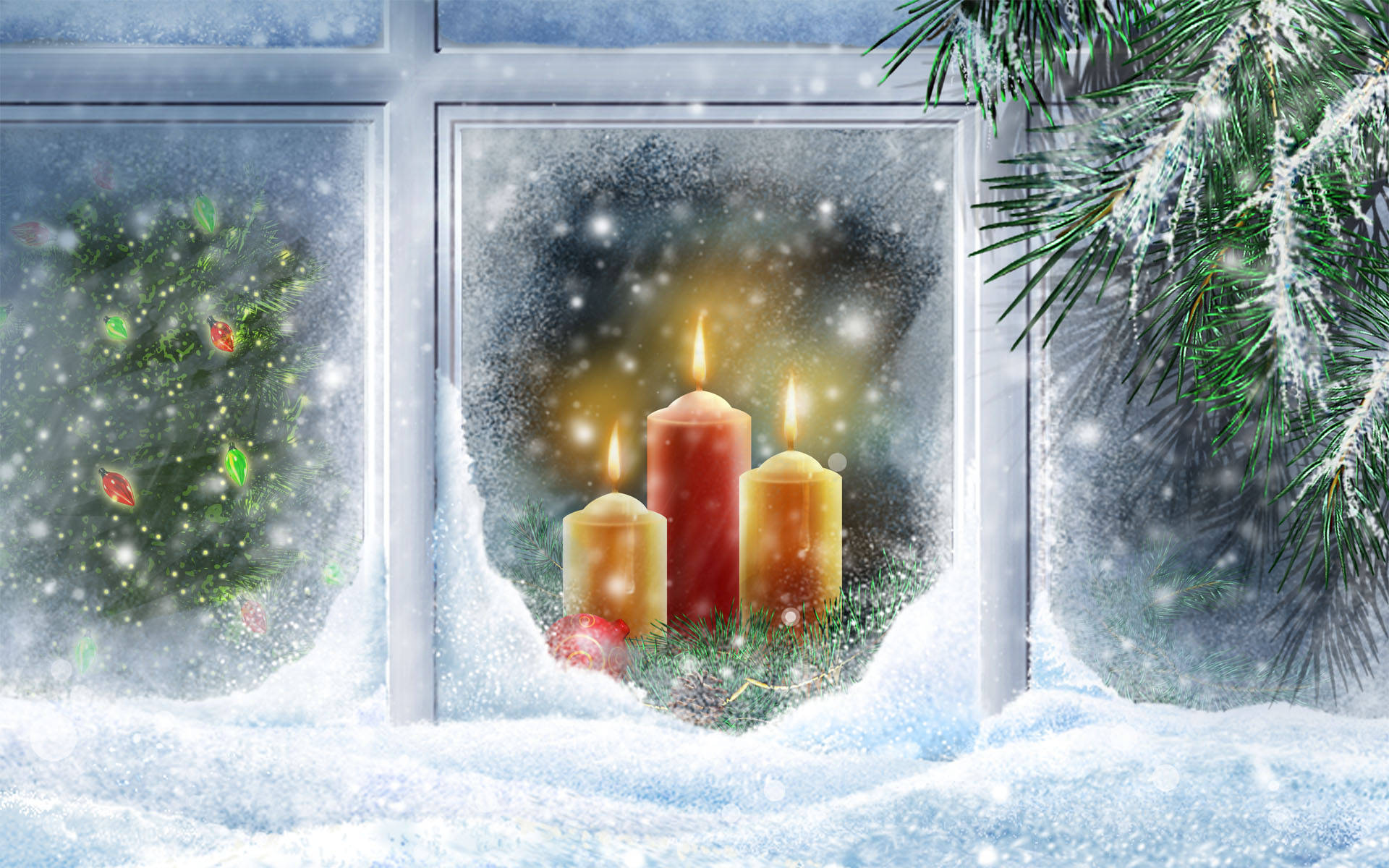 Celebrate The Holidays With A Special Christmas Widescreen Background