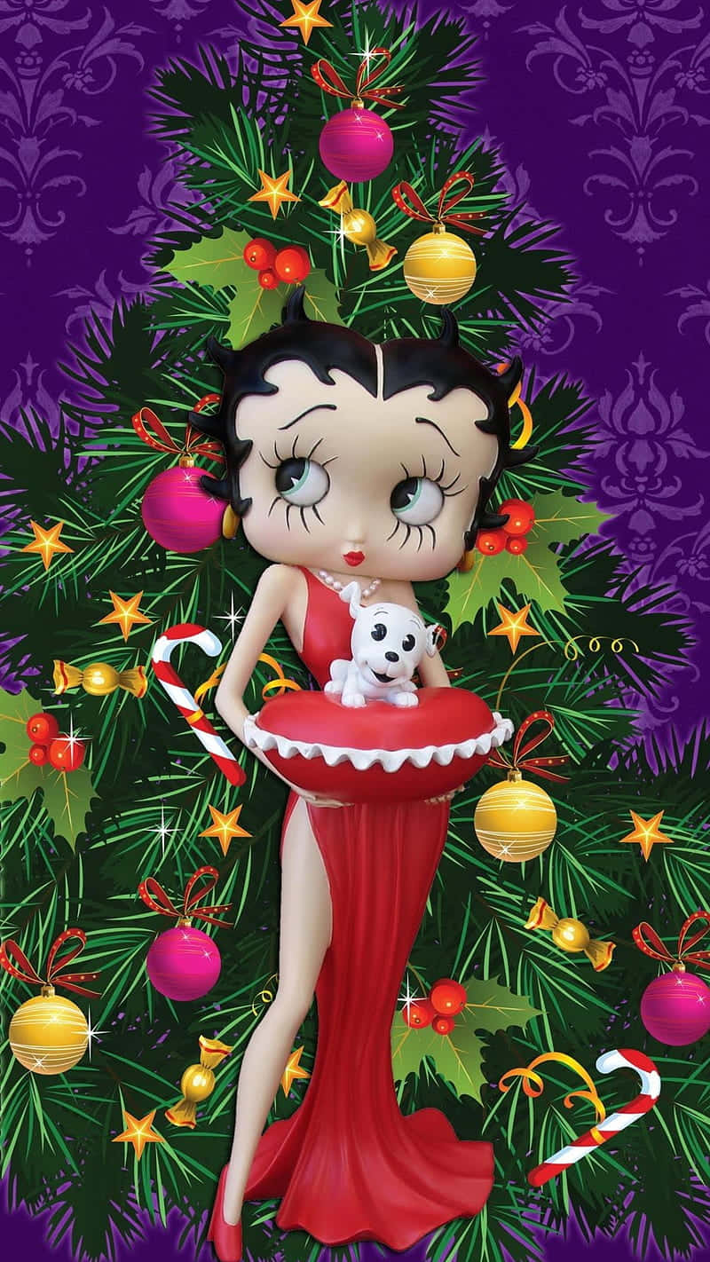 Celebrate The Holidays With Betty Boop! Background