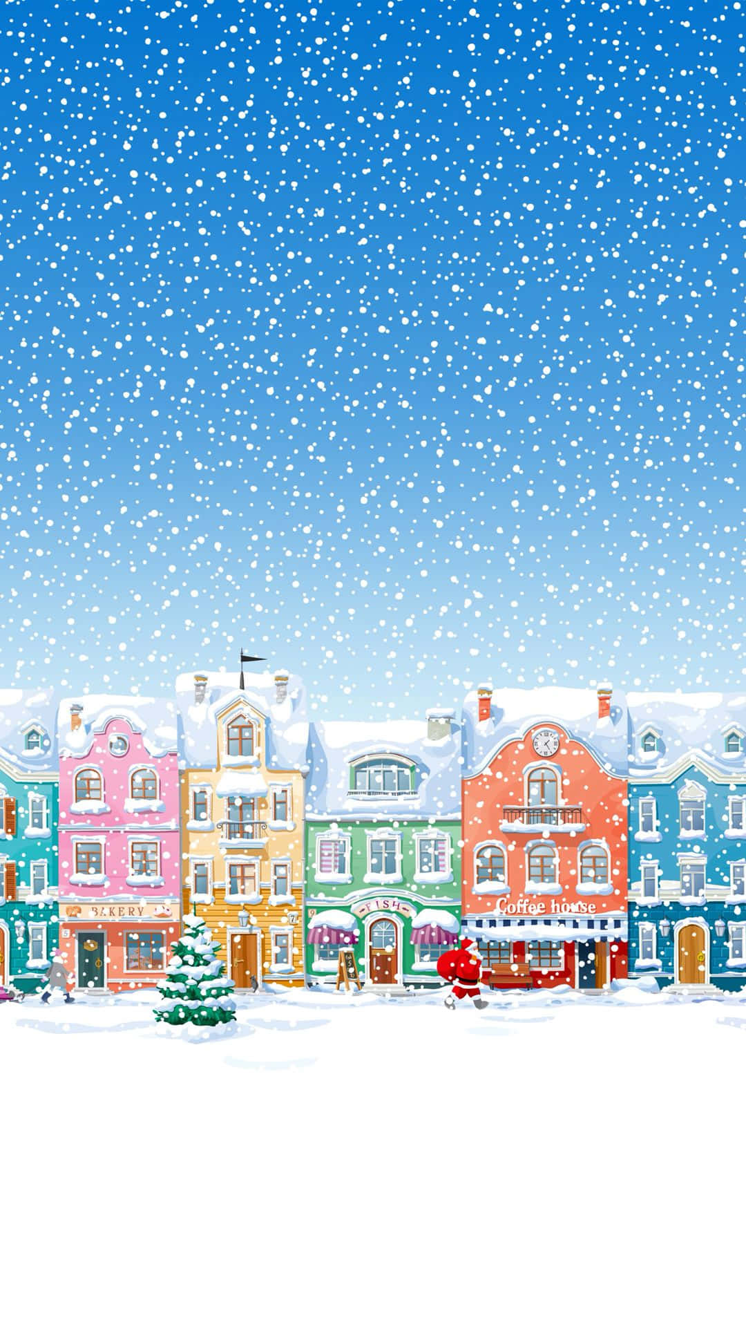 Celebrate The Holidays With Cute Christmas Phone Background