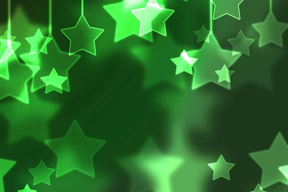 Celebrate The Holidays With Dark Green Decor Background