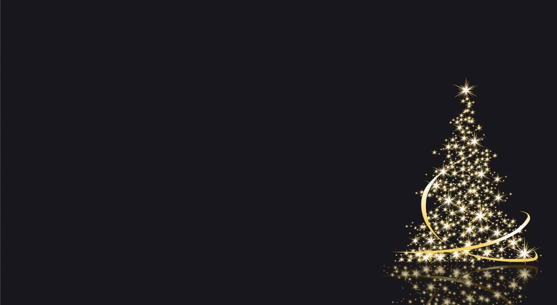 Celebrate The Holidays With Gold Background