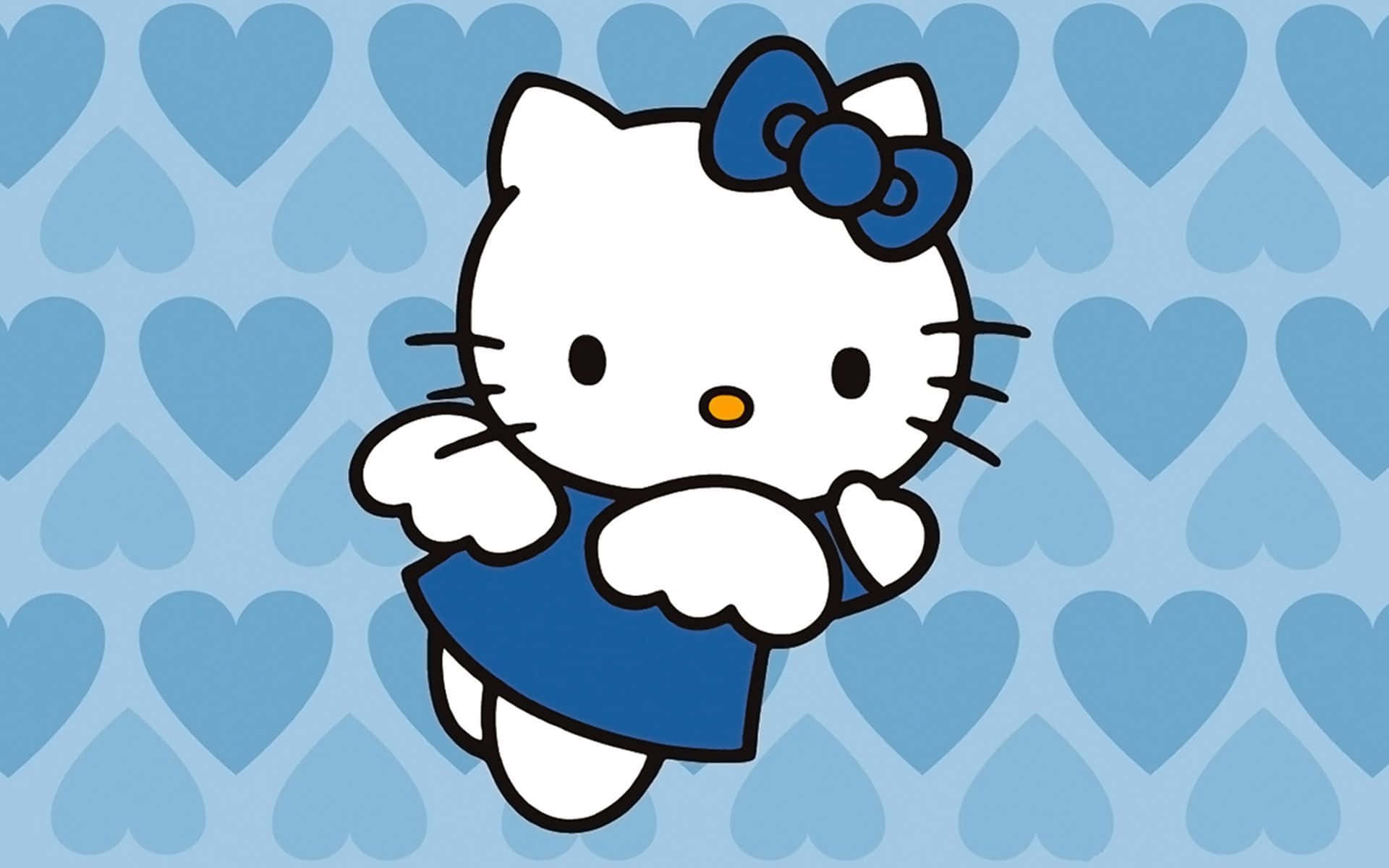Celebrate The Holidays With Hello Kitty Background