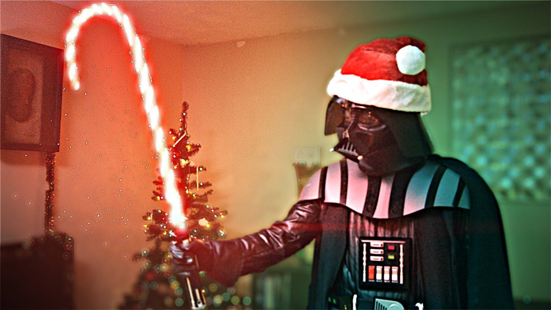 Celebrate The Holidays With Star Wars Background