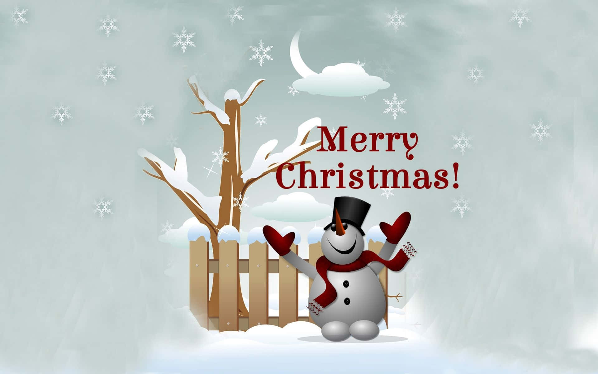 Celebrate The Holidays With This Fun-loving Christmas Snowman! Background
