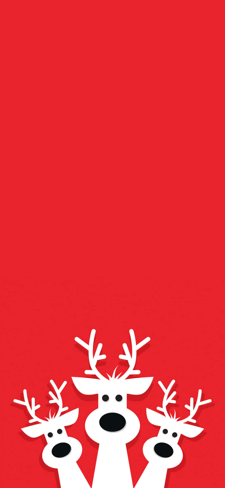 Celebrate The Holidays With This Red Christmas Iphone Background