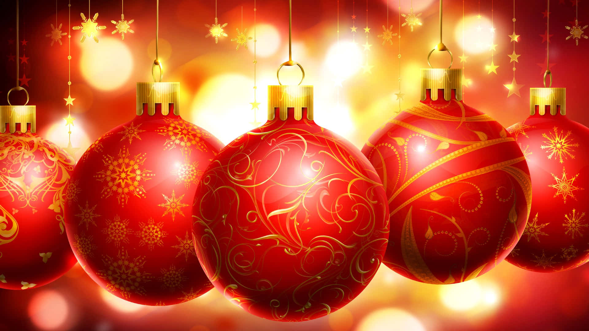 Celebrate The Joy Of Christmas With A Stunning 1920x1080 Resolution Wallpaper. Background