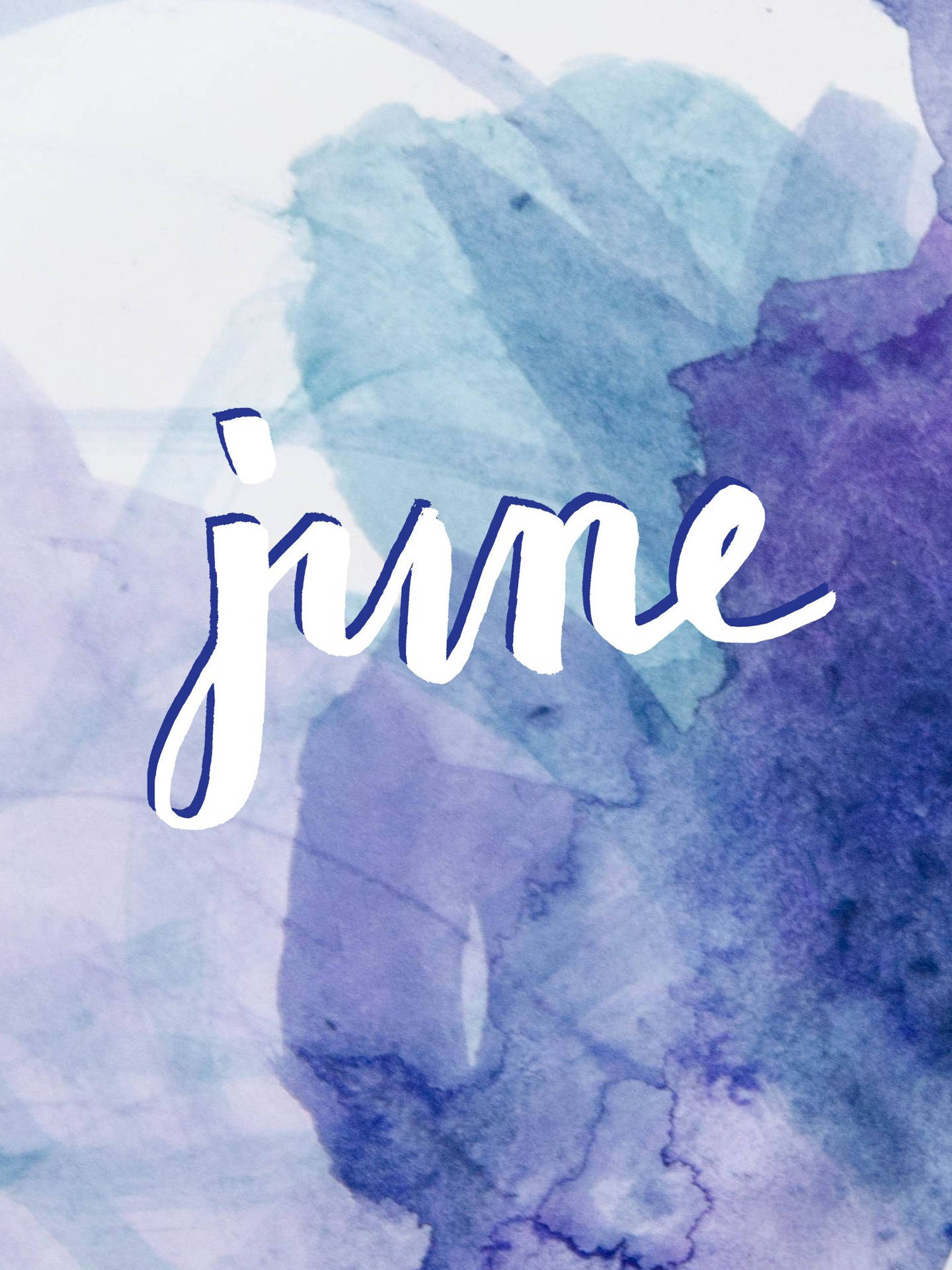 Celebrate The Joy Of Summer With An Ombre Watercolor June Background
