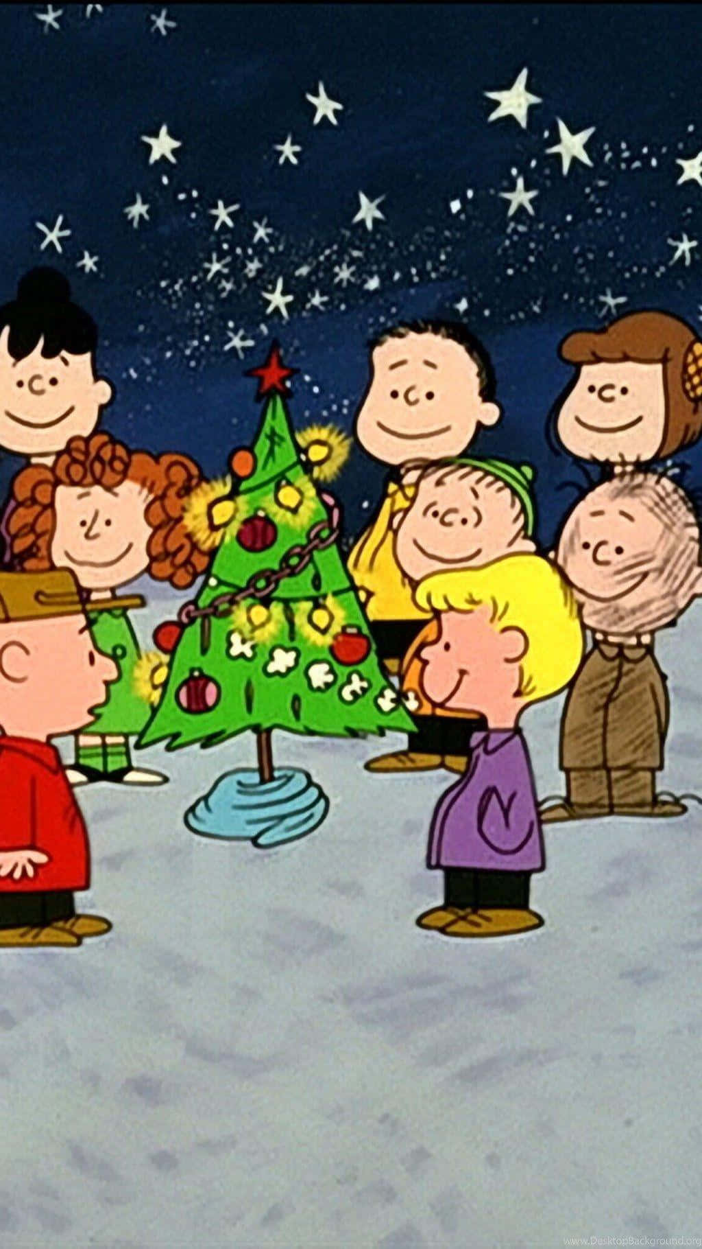 Celebrate The Joy Of The Season With Charlie Brown! Background