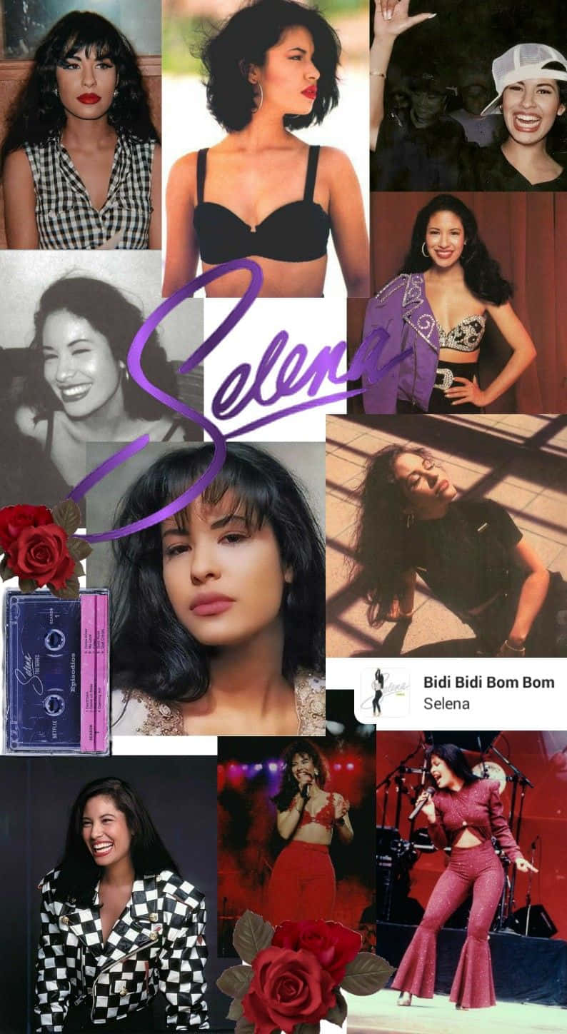 Celebrate The Legacy Of The Queen Of Tejano With This Selena Quintanilla Iphone Wallpaper Background