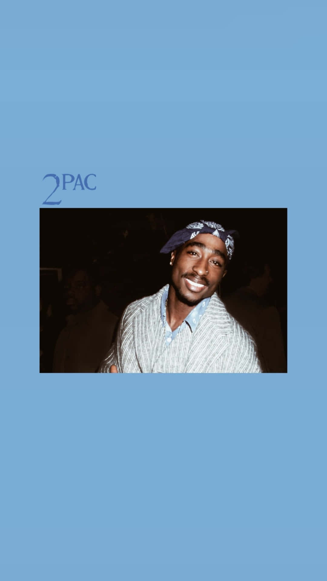 Celebrate The Legendary Tupac Shakur With This Unique Iphone Wallpaper. Background