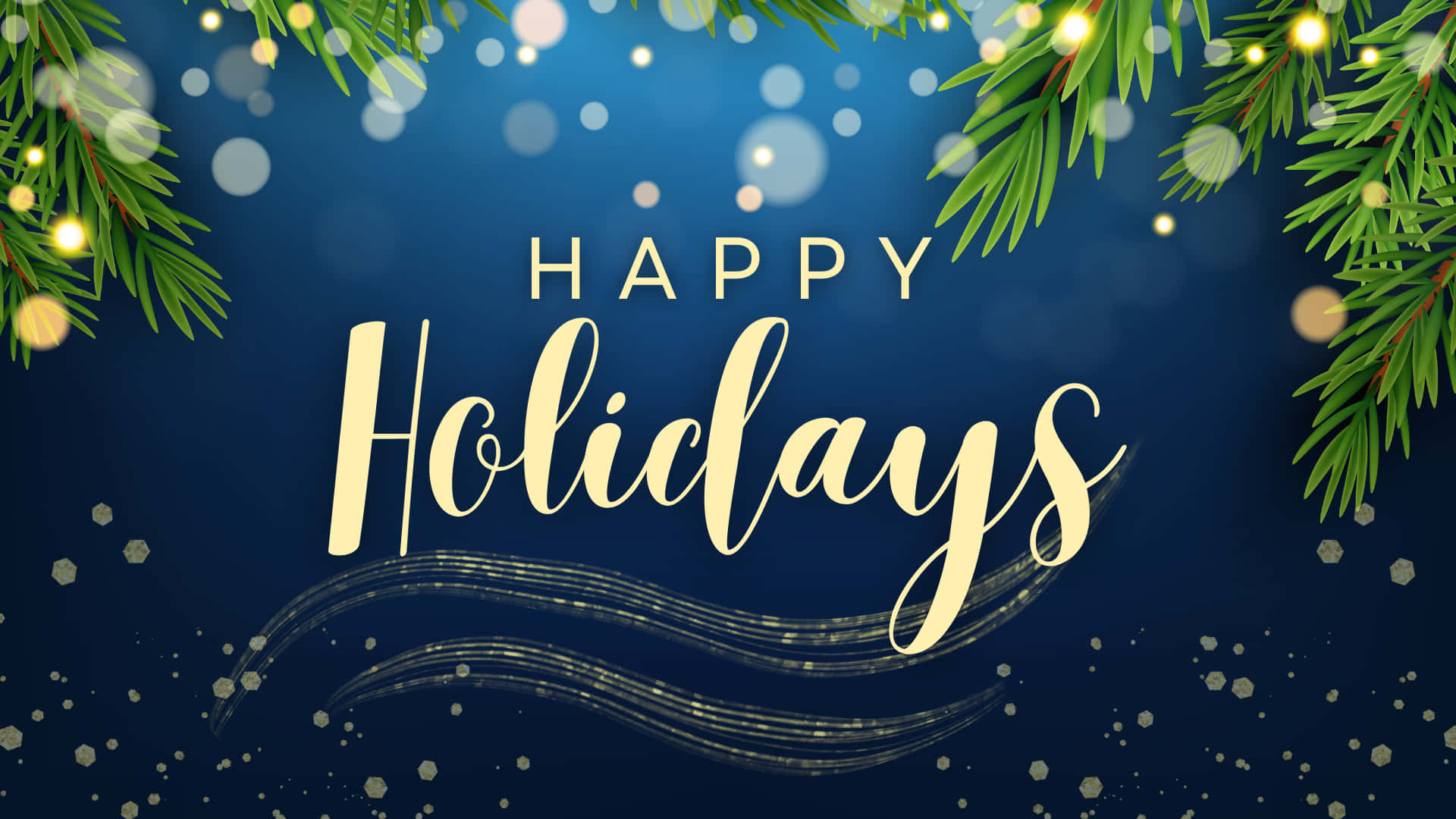 Celebrate The Most Wonderful Time Of The Year With This Festive Happy Holidays Desktop Wallpaper! Background