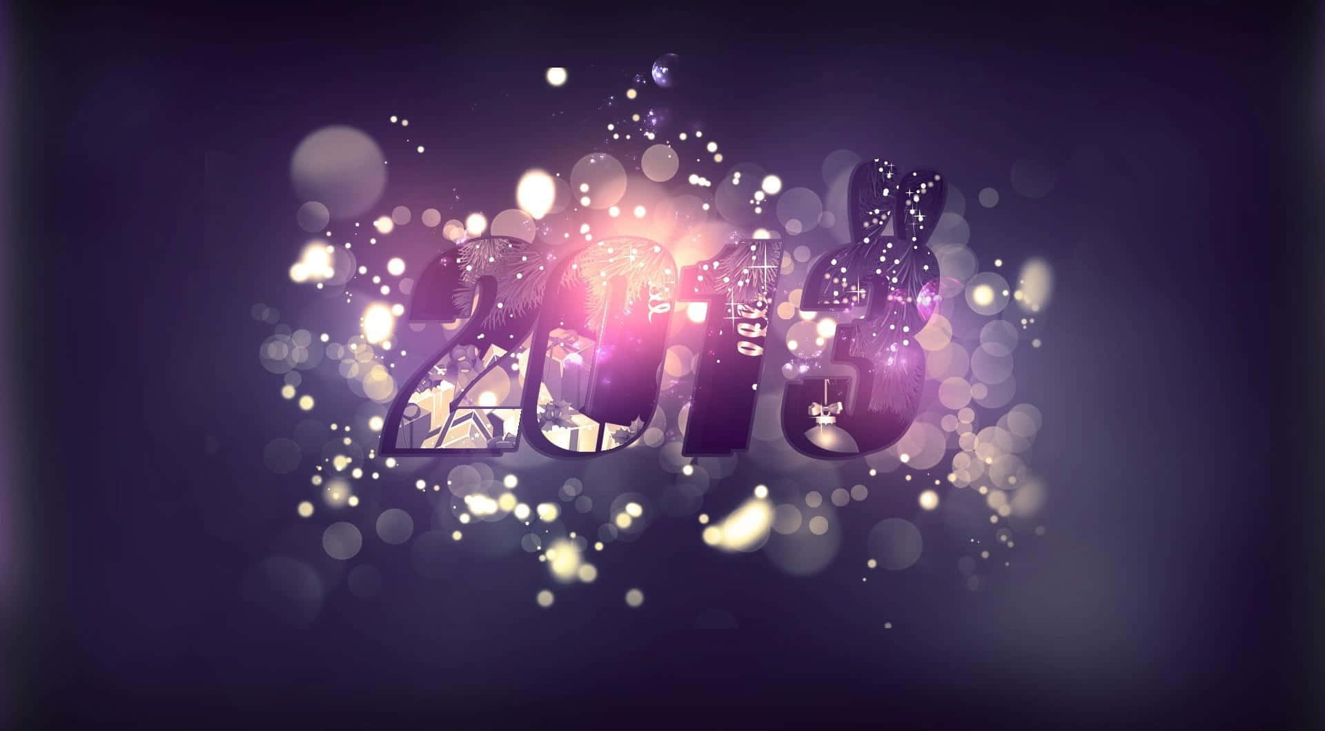 Celebrate The New Year With Mickey Mouse Background
