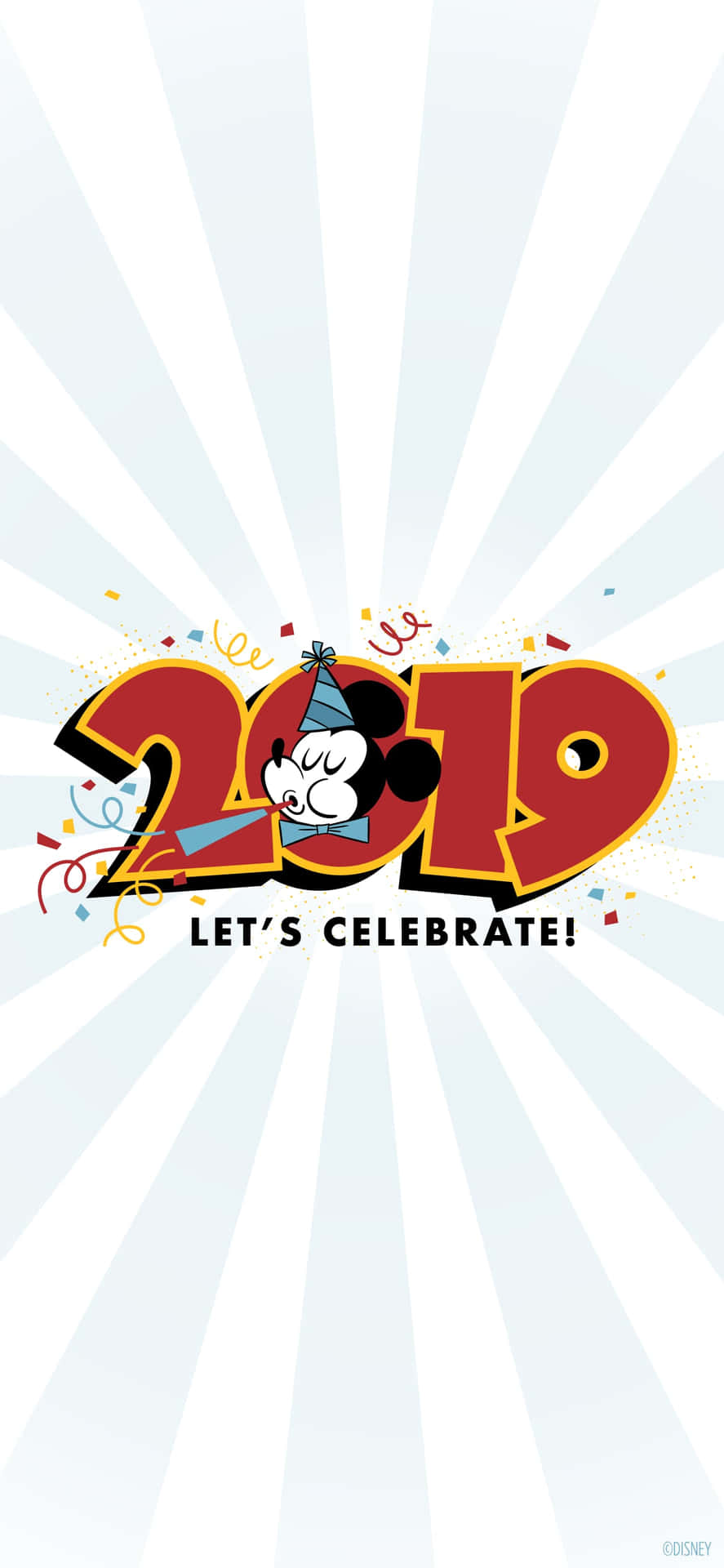 Celebrate The New Year With Mickey Mouse! Background
