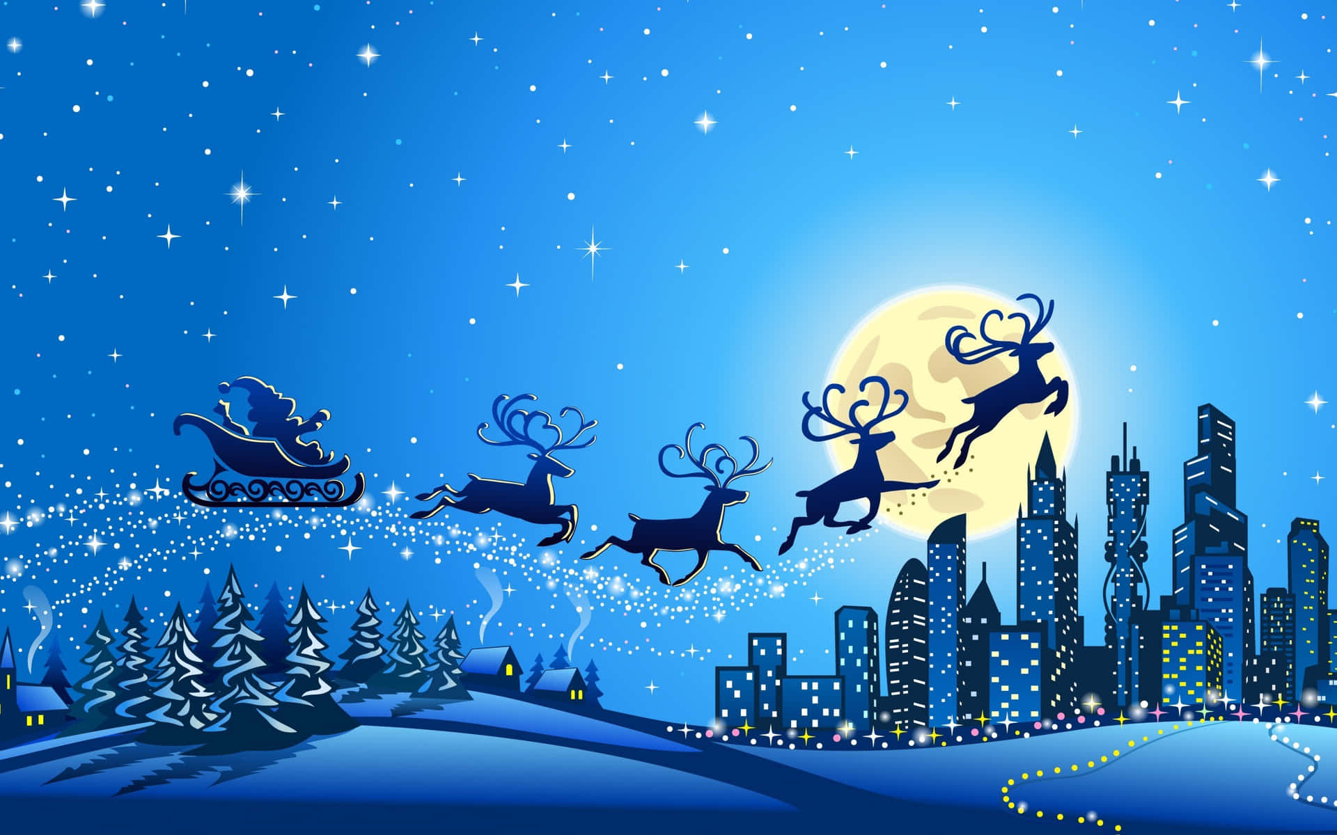 Celebrate The New Year With Mickey Mouse Background