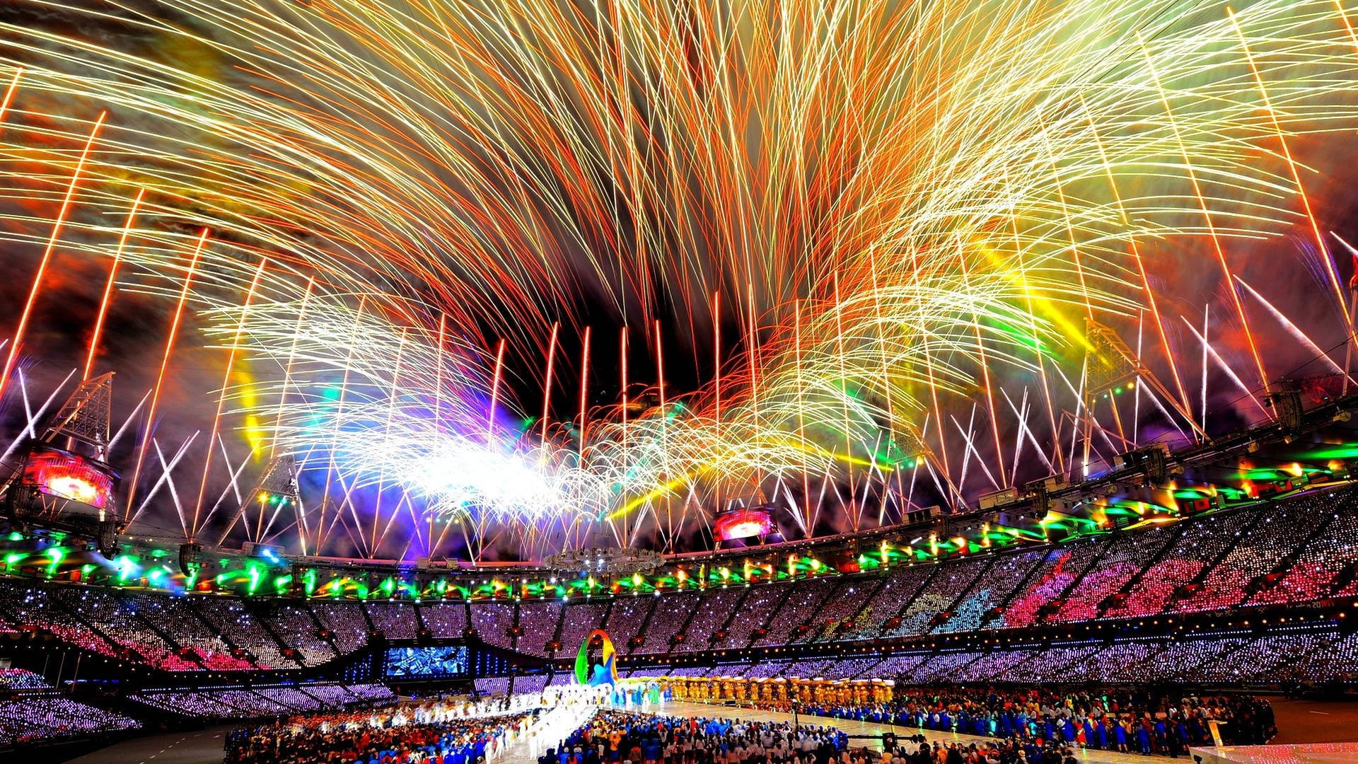 Celebrate The Olympians In A Brilliant Display Of Fireworks