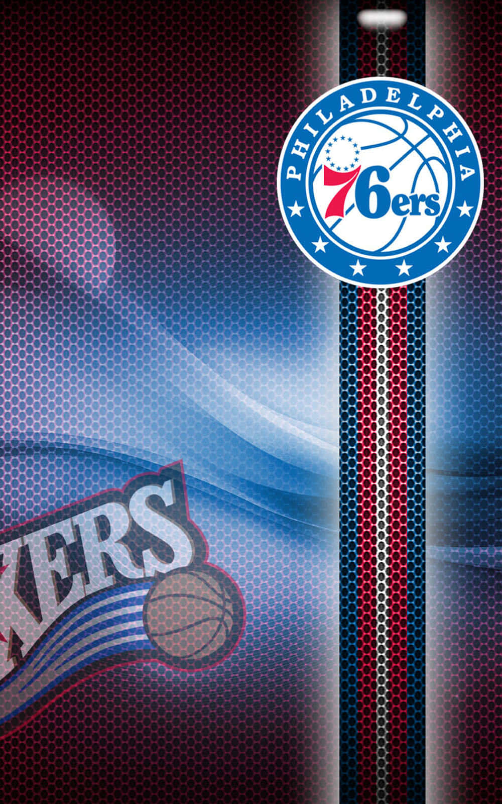 Celebrate The Philadelphia 76ers With This Unique Team-themed Iphone Background