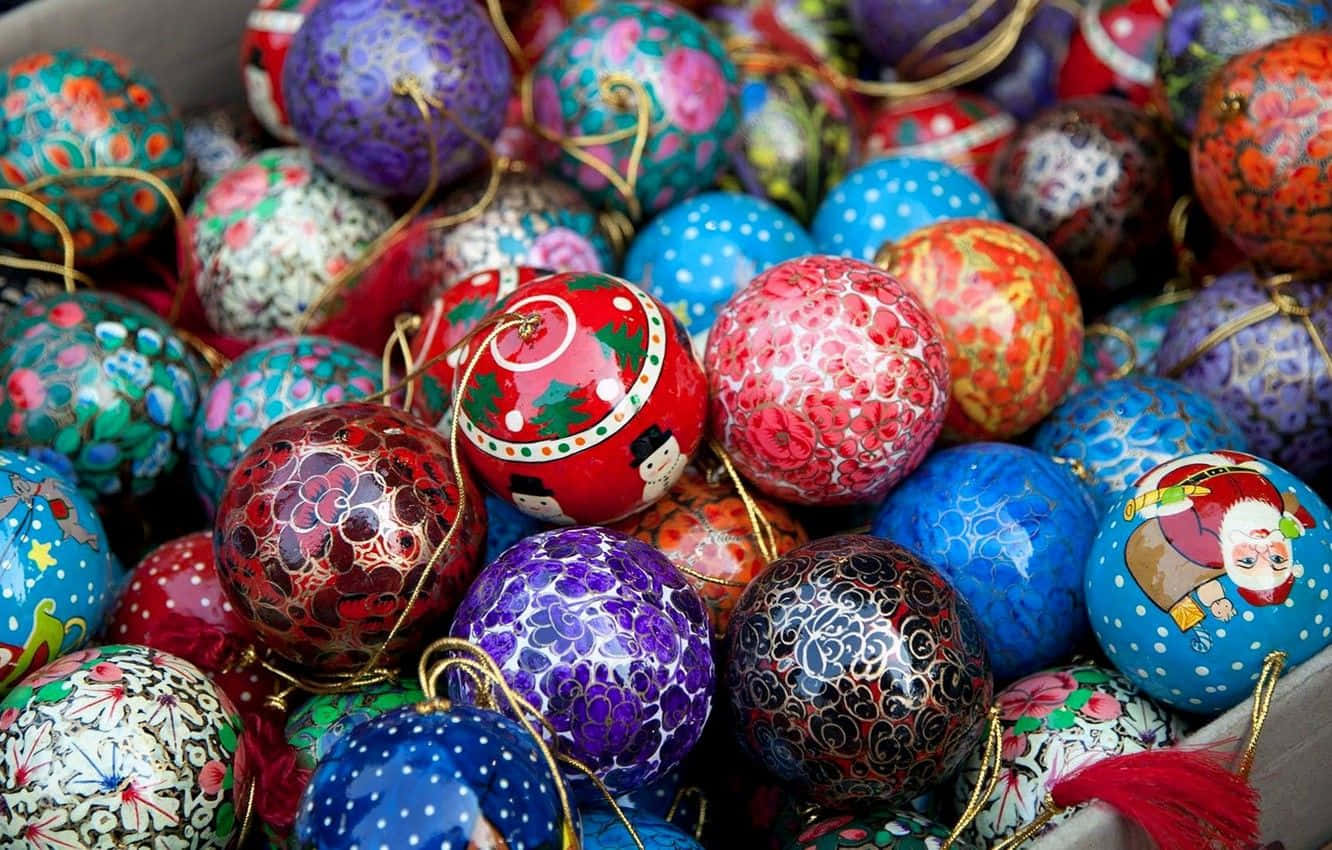 Celebrate The Season With A Festive Christmas Ornament! Background