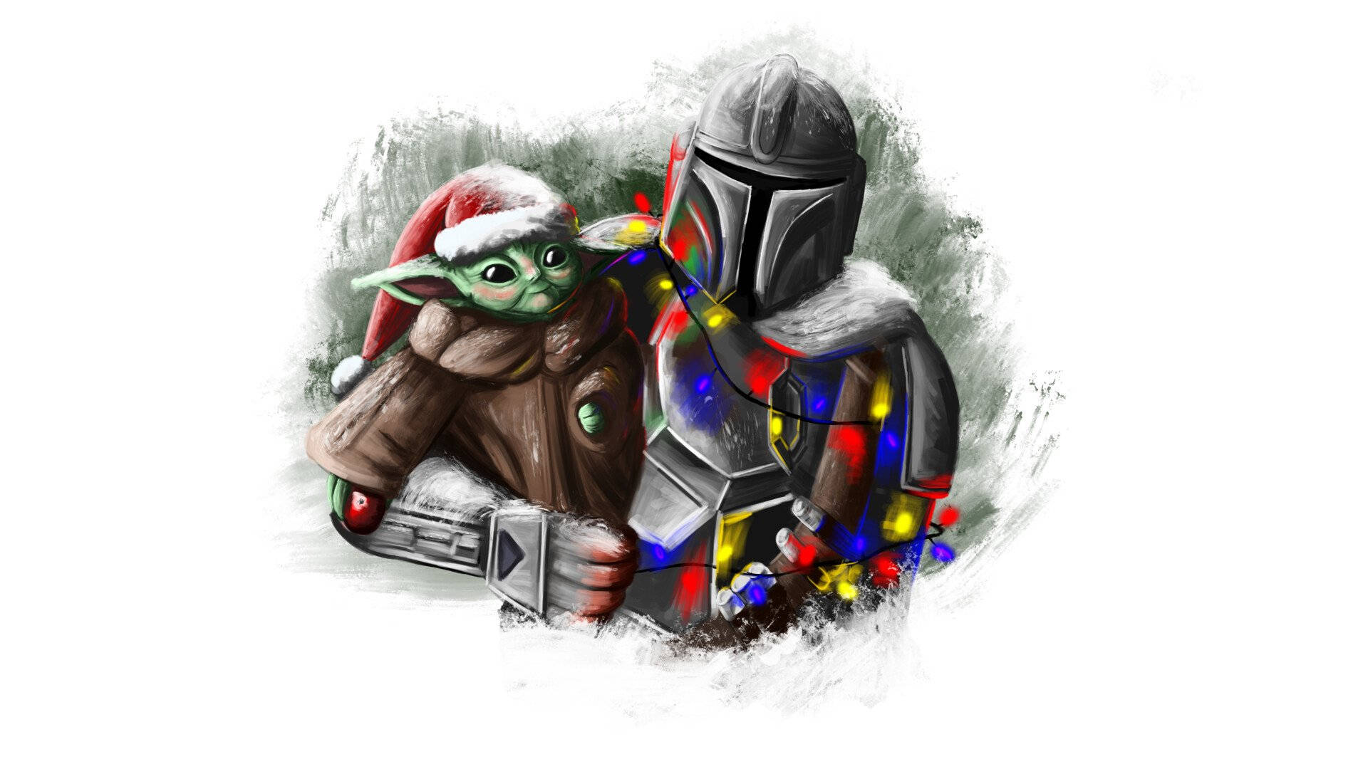 Celebrate The Season With A Star Wars Themed Christmas Background