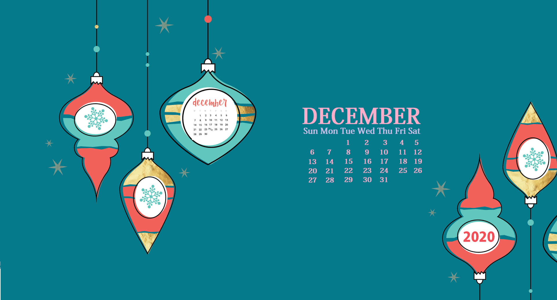 Celebrate The Season With Cute December! Background