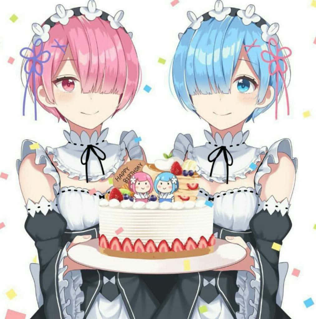Celebrate The Special Day With This Wonderful Happy Birthday Anime Wallpaper Background