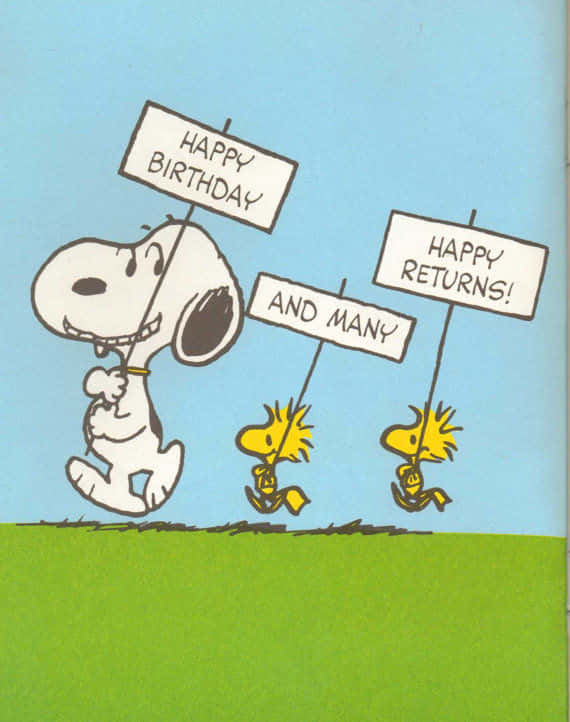 Celebrate The Special Occasion With Charlie Brown! Background