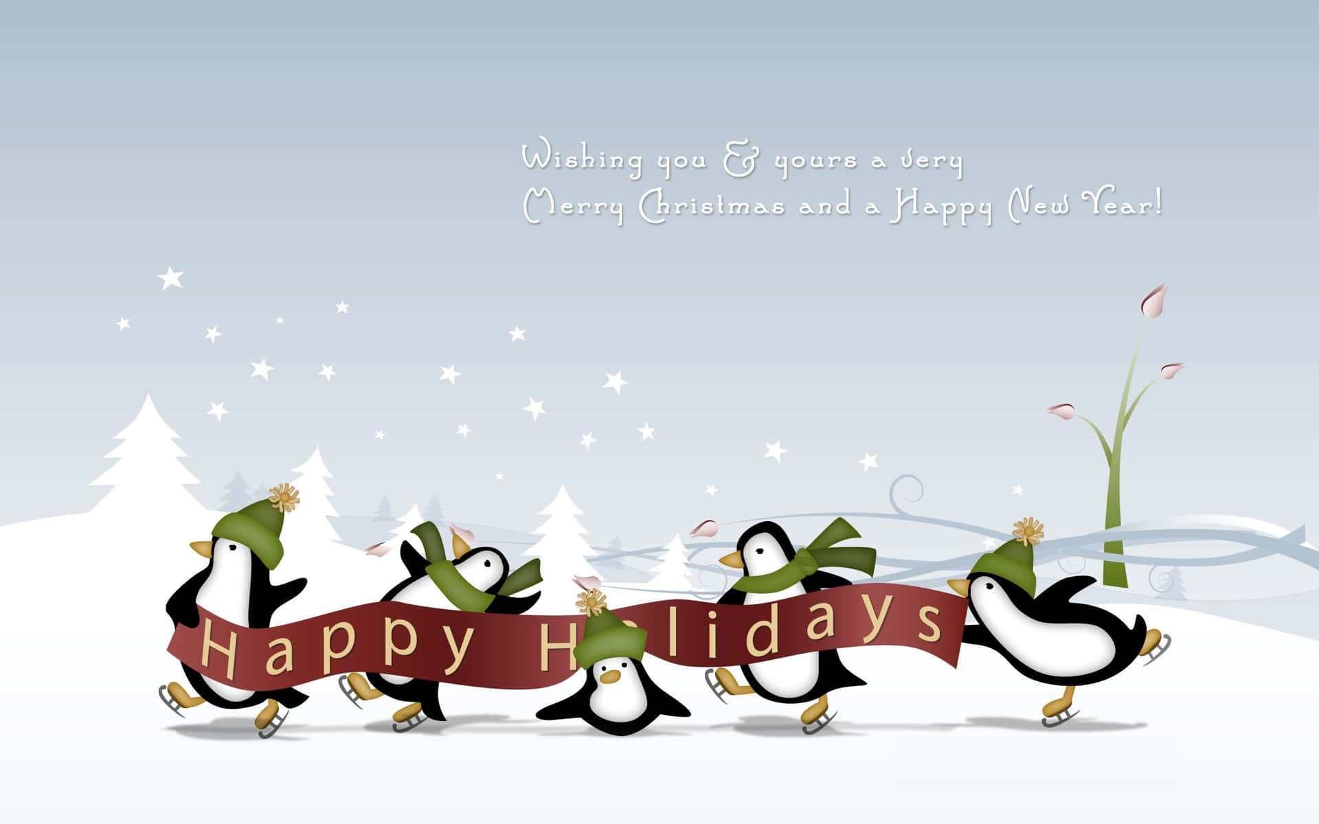 Celebrate The Start Of The Holiday Season With A Happy Holidays Desktop Background