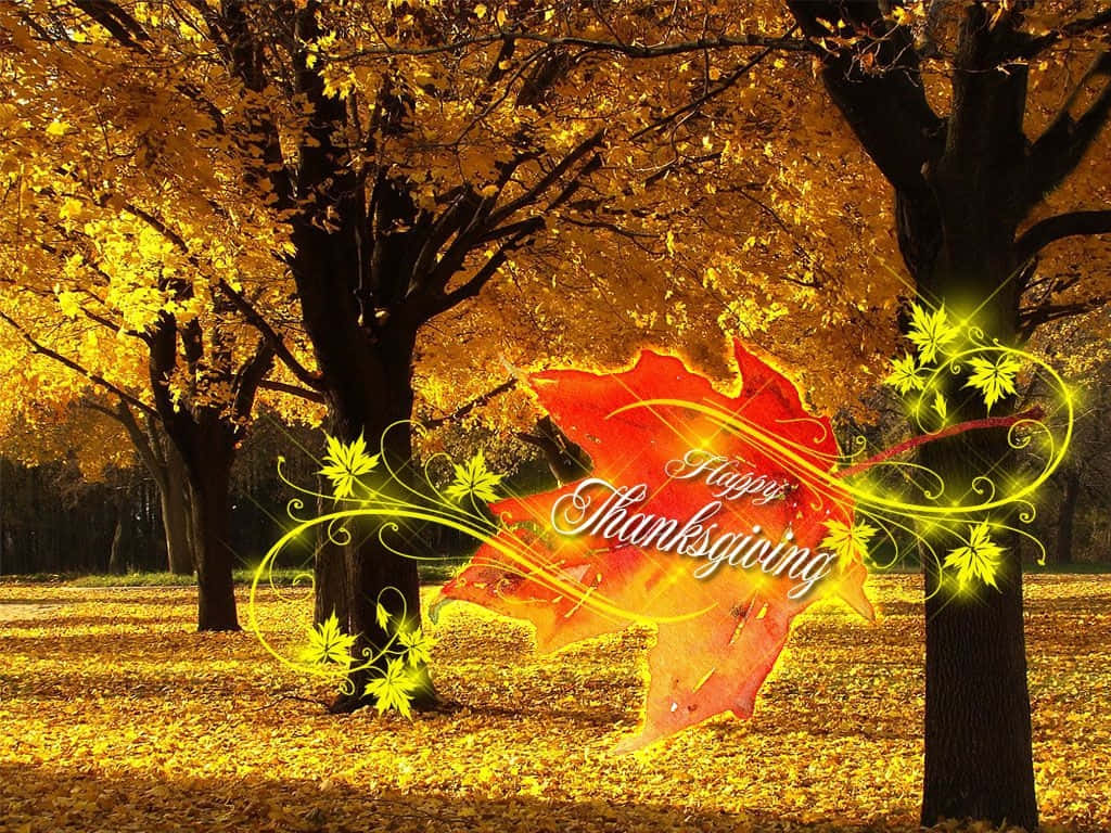Celebrate The Thanksgiving Holiday With Your Friends And Family! Background