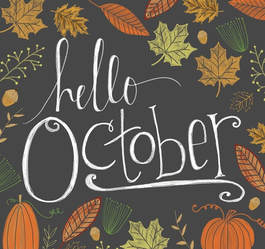 Celebrate The Warmth Of Autumn With Pumpkins Background