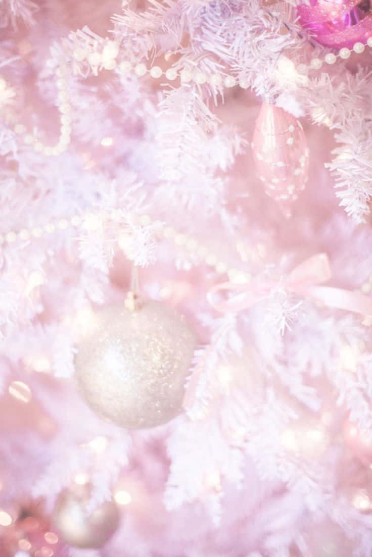 Celebrate The Winter Holidays With A Magical And Festive Pastel Christmas Background