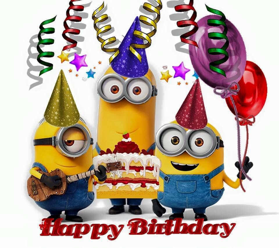 Celebrate Their Minion Birthday With A Bang! Background