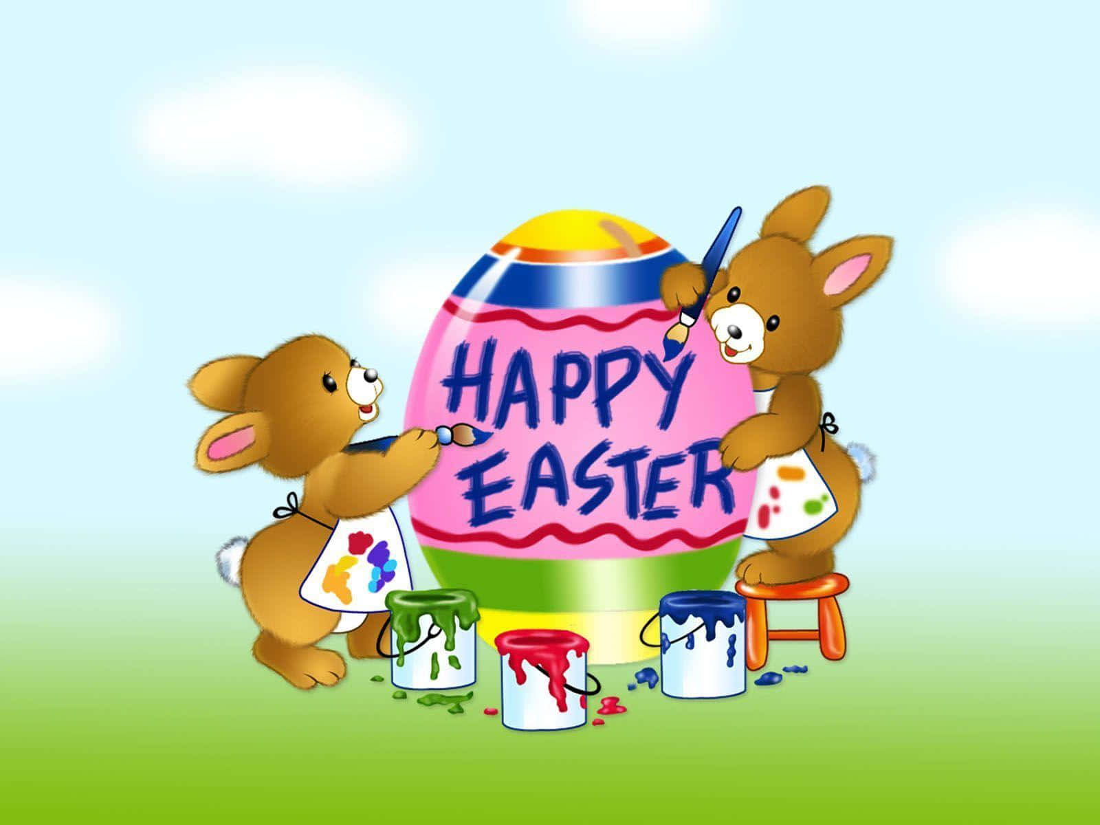Celebrate This Easter With Cute And Happy Memories! Background