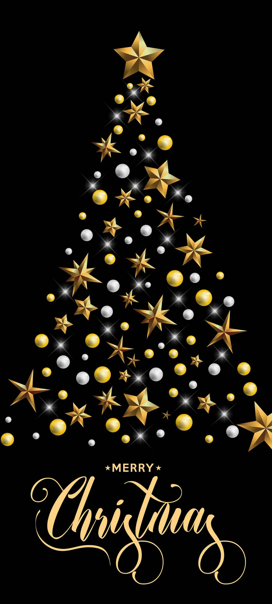 Celebrate This Holiday Season With Black Christmas Background