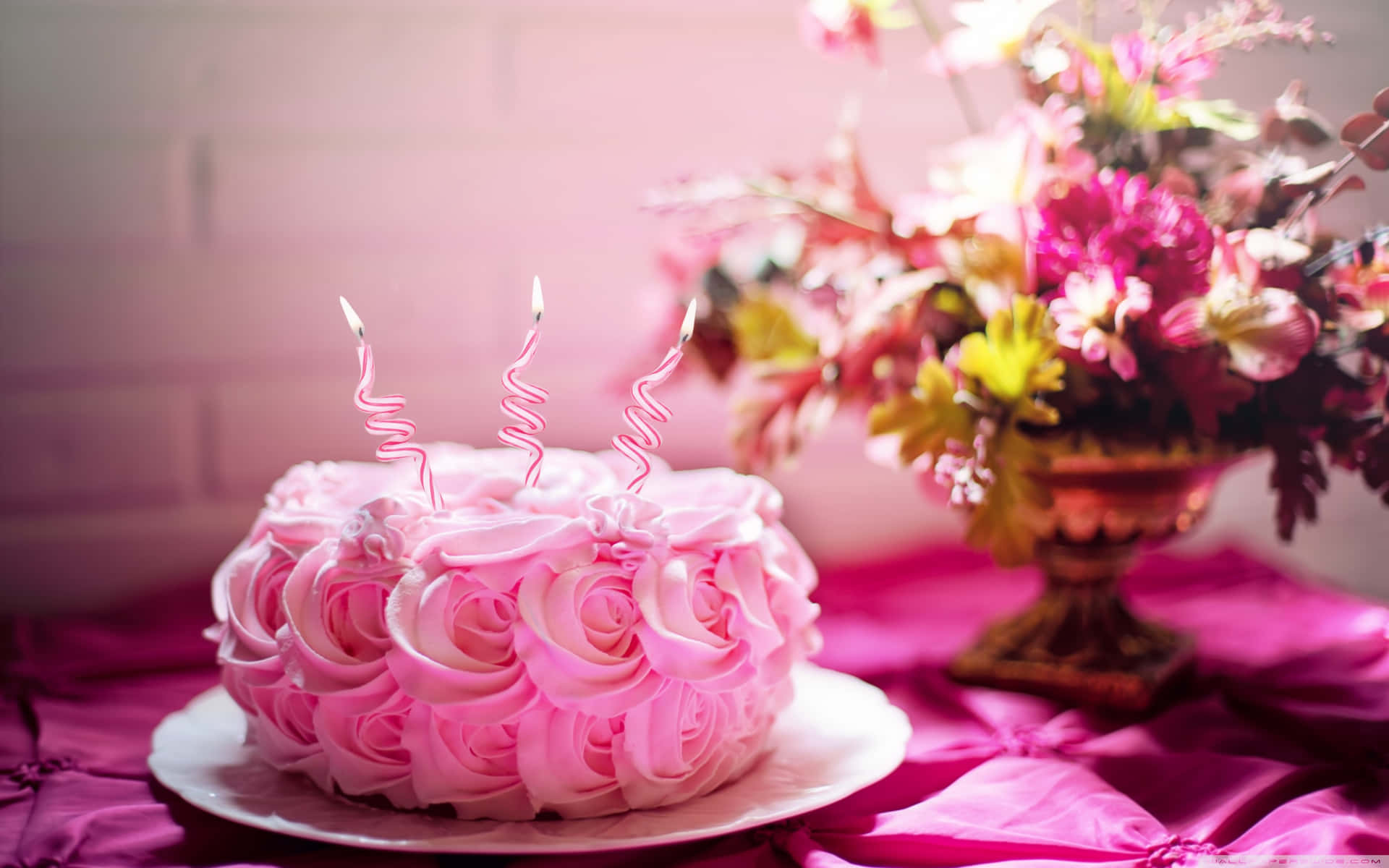 Celebrate This Special Occasion With Some Pink! Background